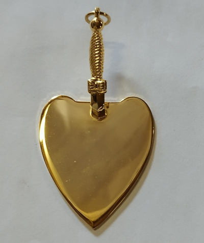 Craft Lodge Officers Collar Jewel - Charity Steward - gilt (image for) Craft Lodge Officers Collar Jewel - Charity Steward - gilt